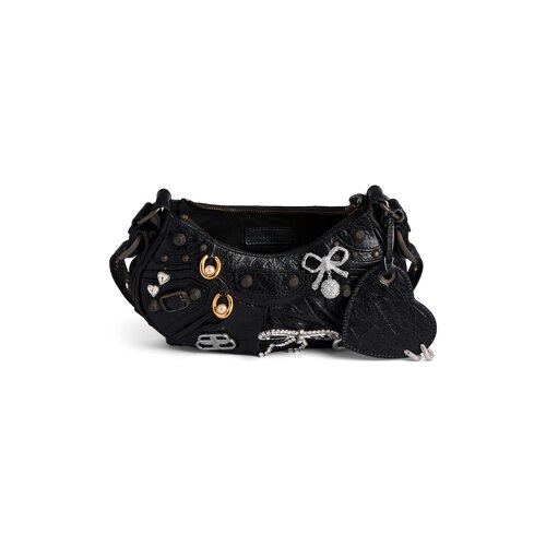 le cagole xs shoulder bag with pins 