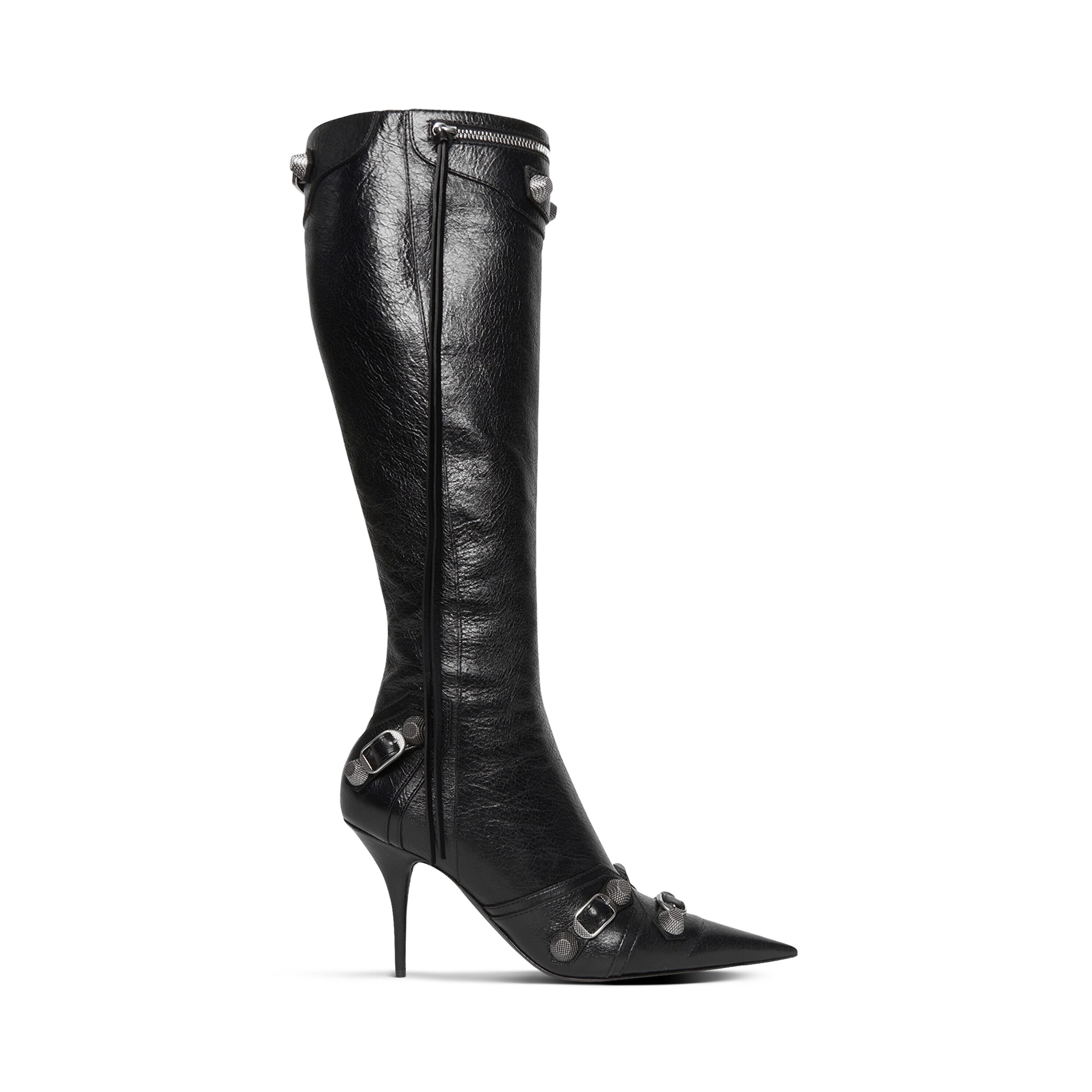 Womens Cagole 90mm Boot in Black  Balenciaga US