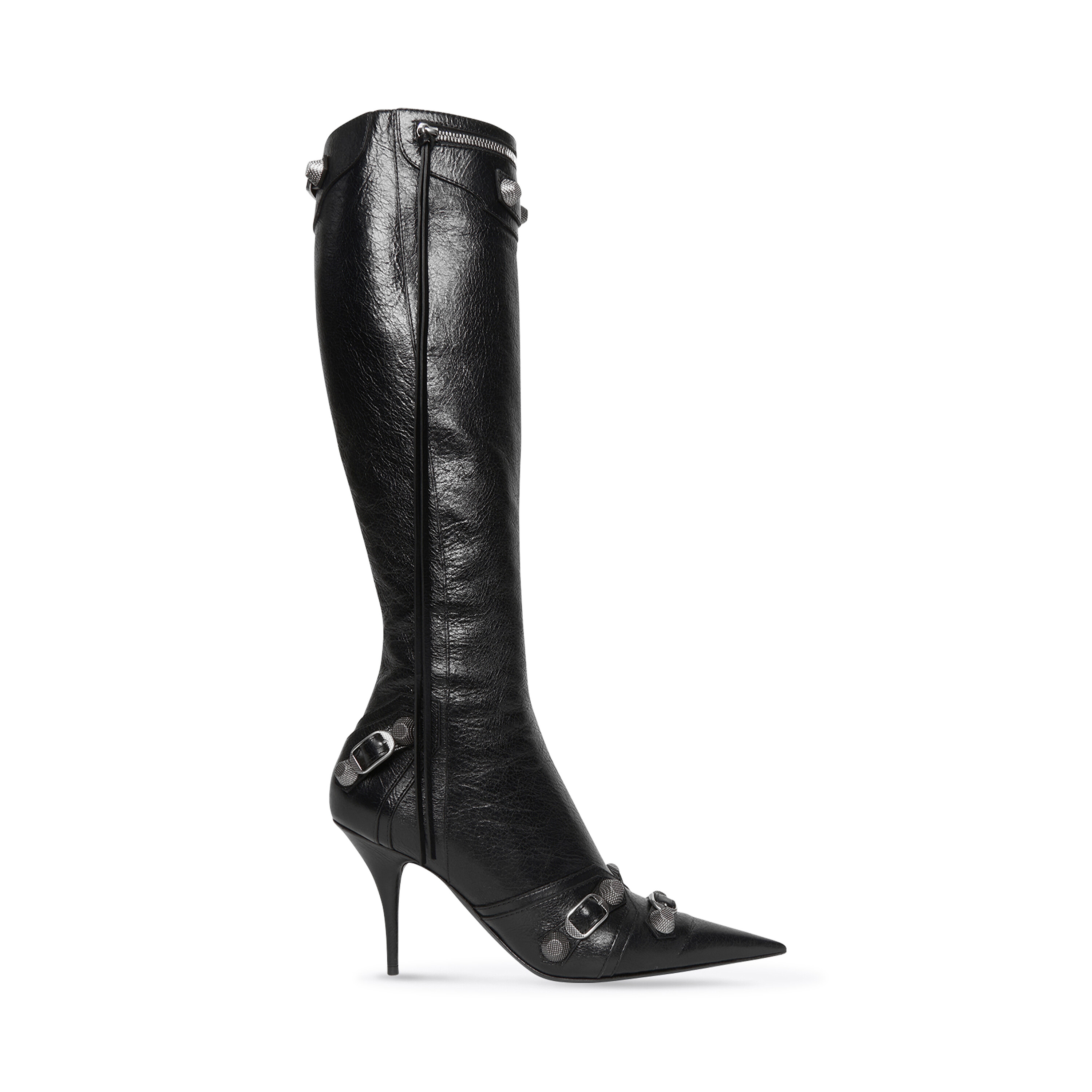 distort Imperialism Isolate Women's Cagole 90mm Boot in Black | Balenciaga US