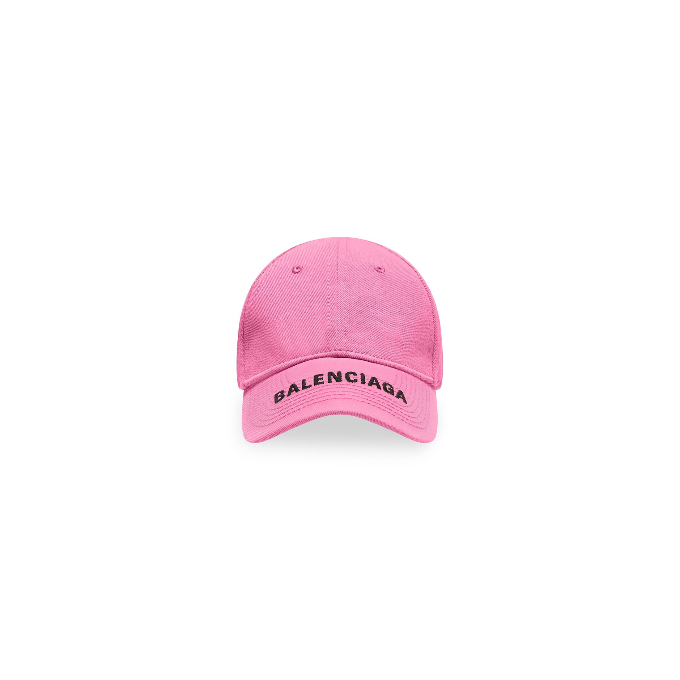 Balenciaga Logo Cap - Pink - Women's - - Organic Cotton