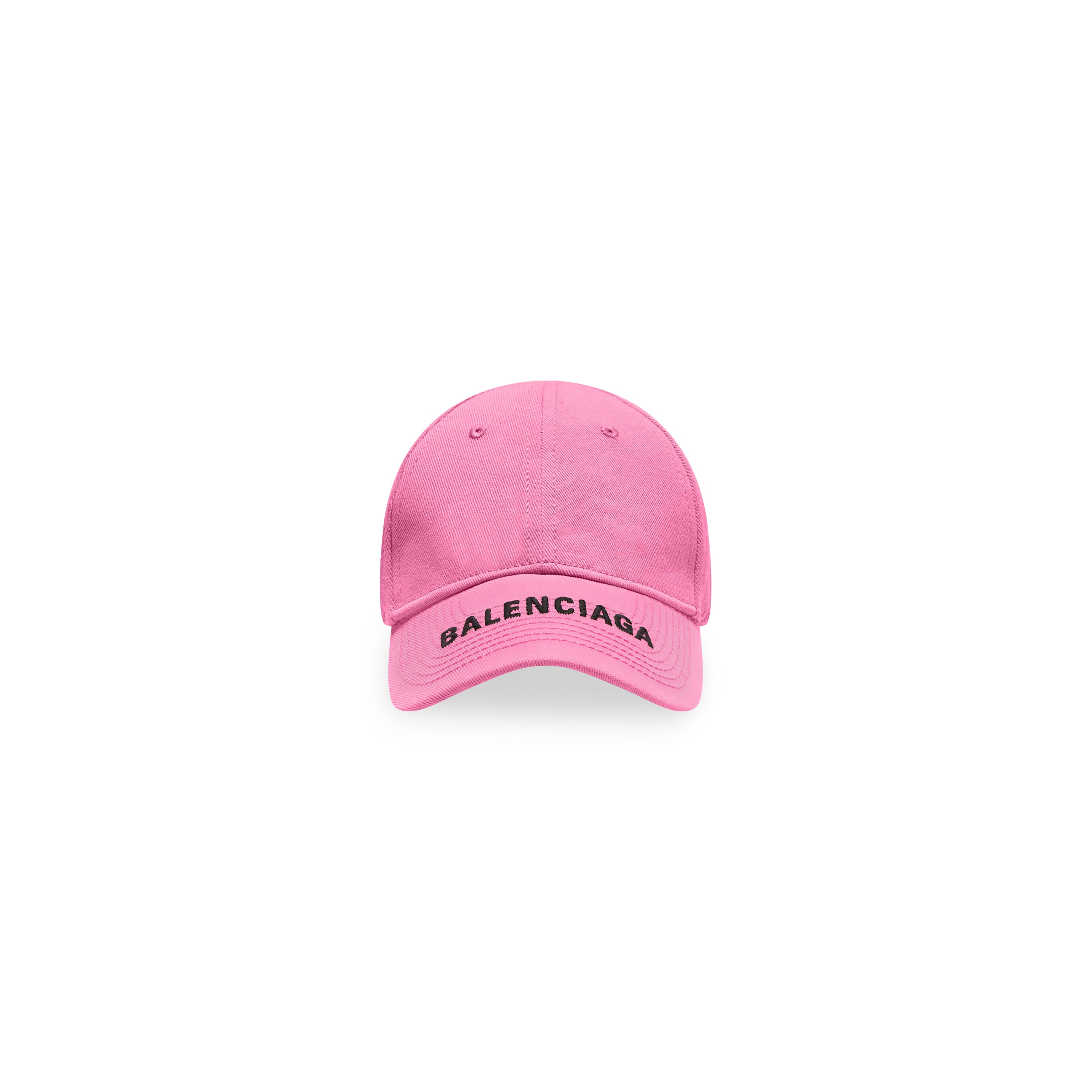 Women's Logo Cap in Pink | Balenciaga US