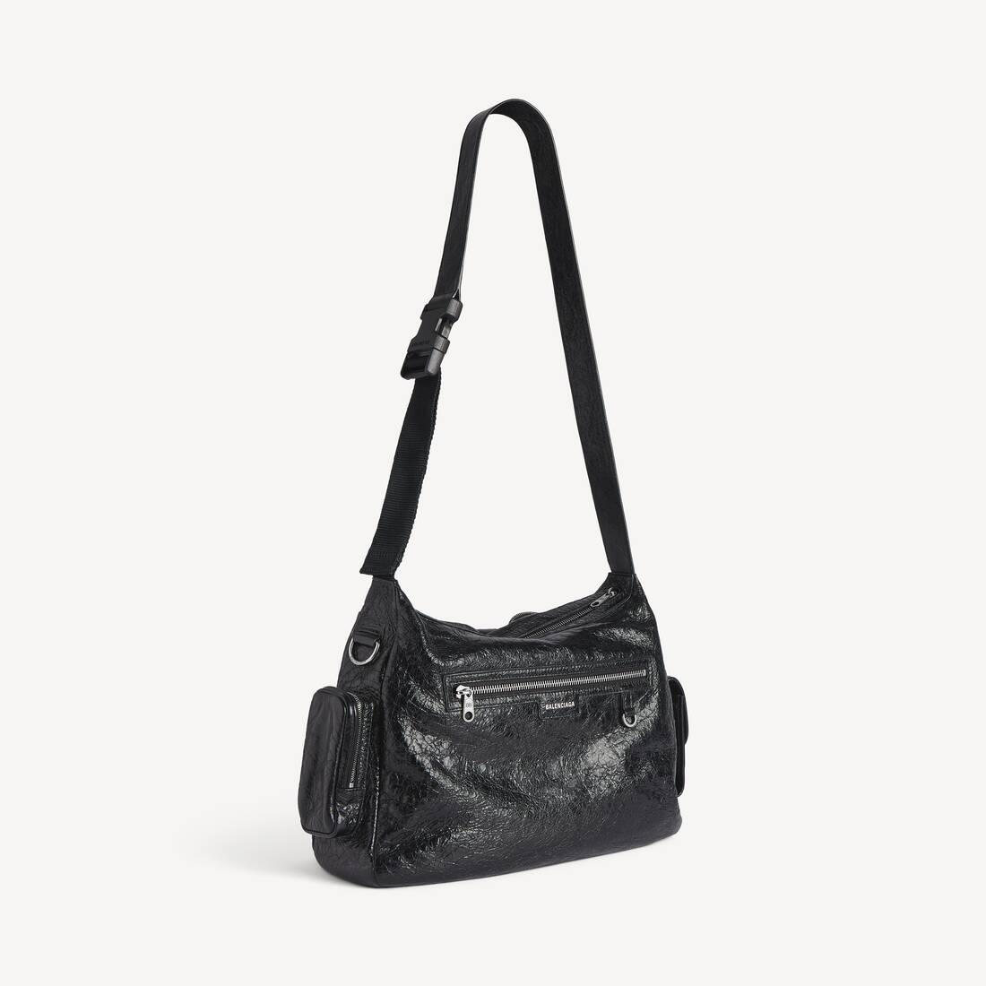 발렌시아가 남성 블랙 슈퍼버지 메신저 백 785297210C81000