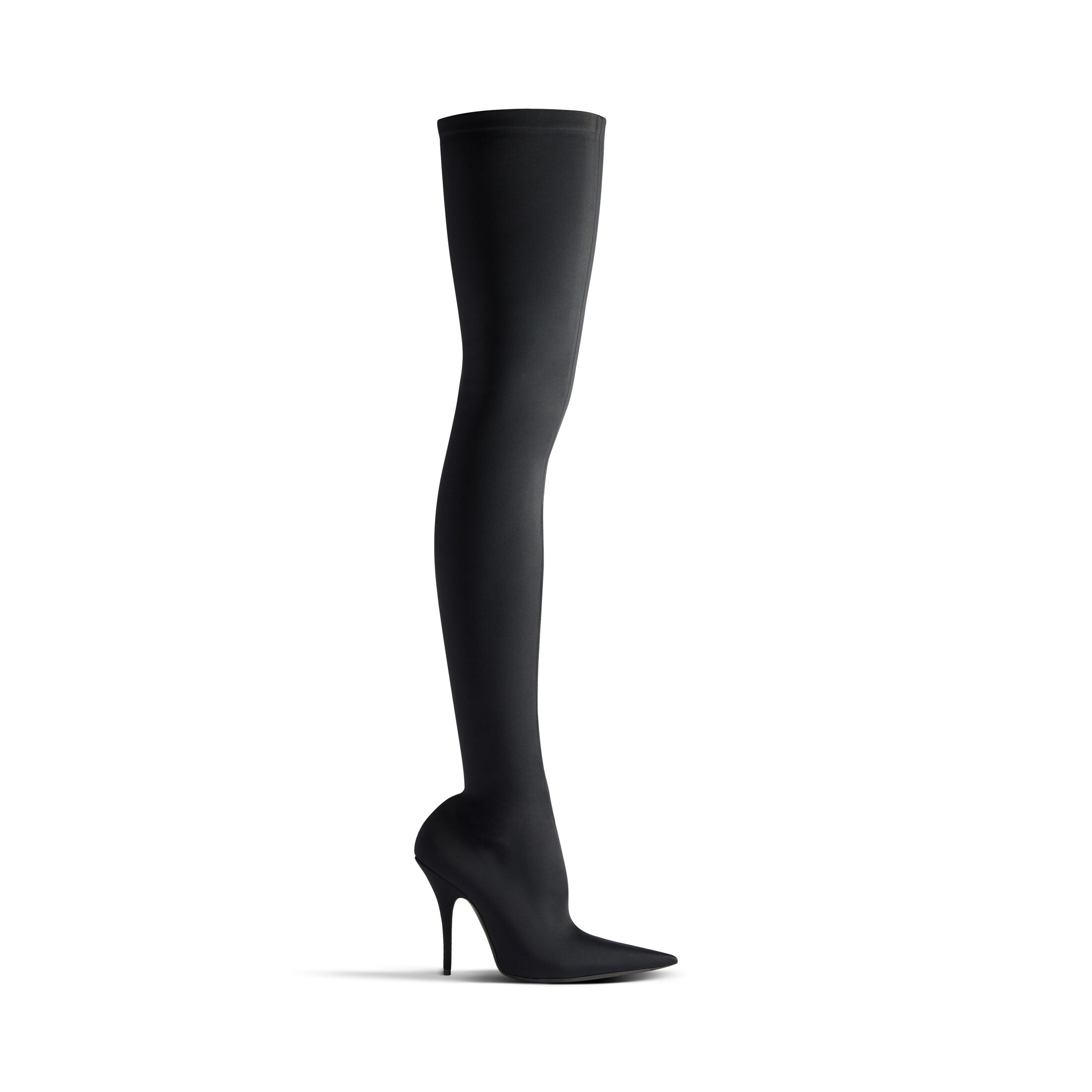 Balenciaga Knife 110mm Over-The-Knee Boot - Black - Women's - 7 - Polyamide, Elastane