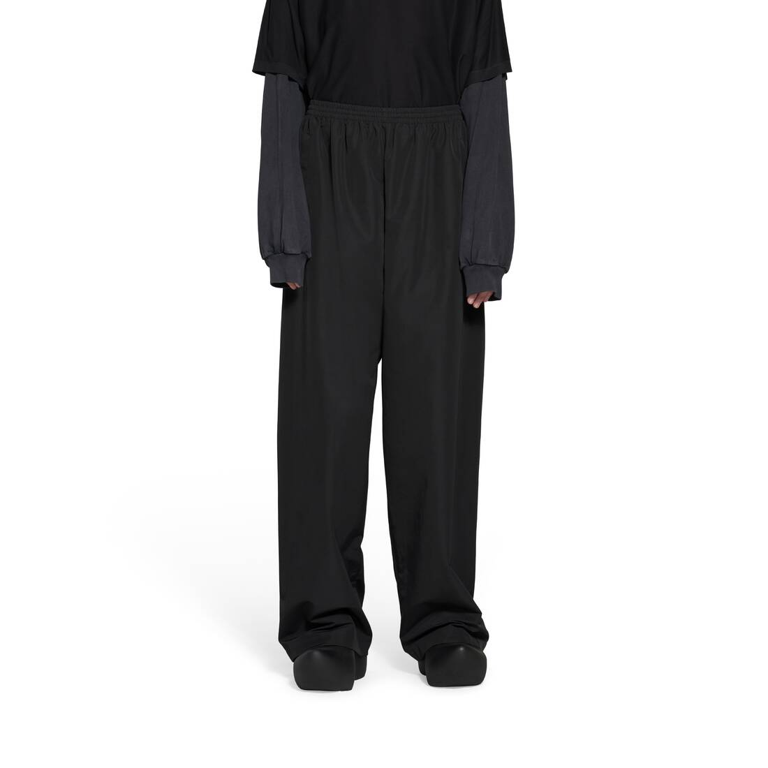 Minimal Tracksuit Pants in Black | Balenciaga US