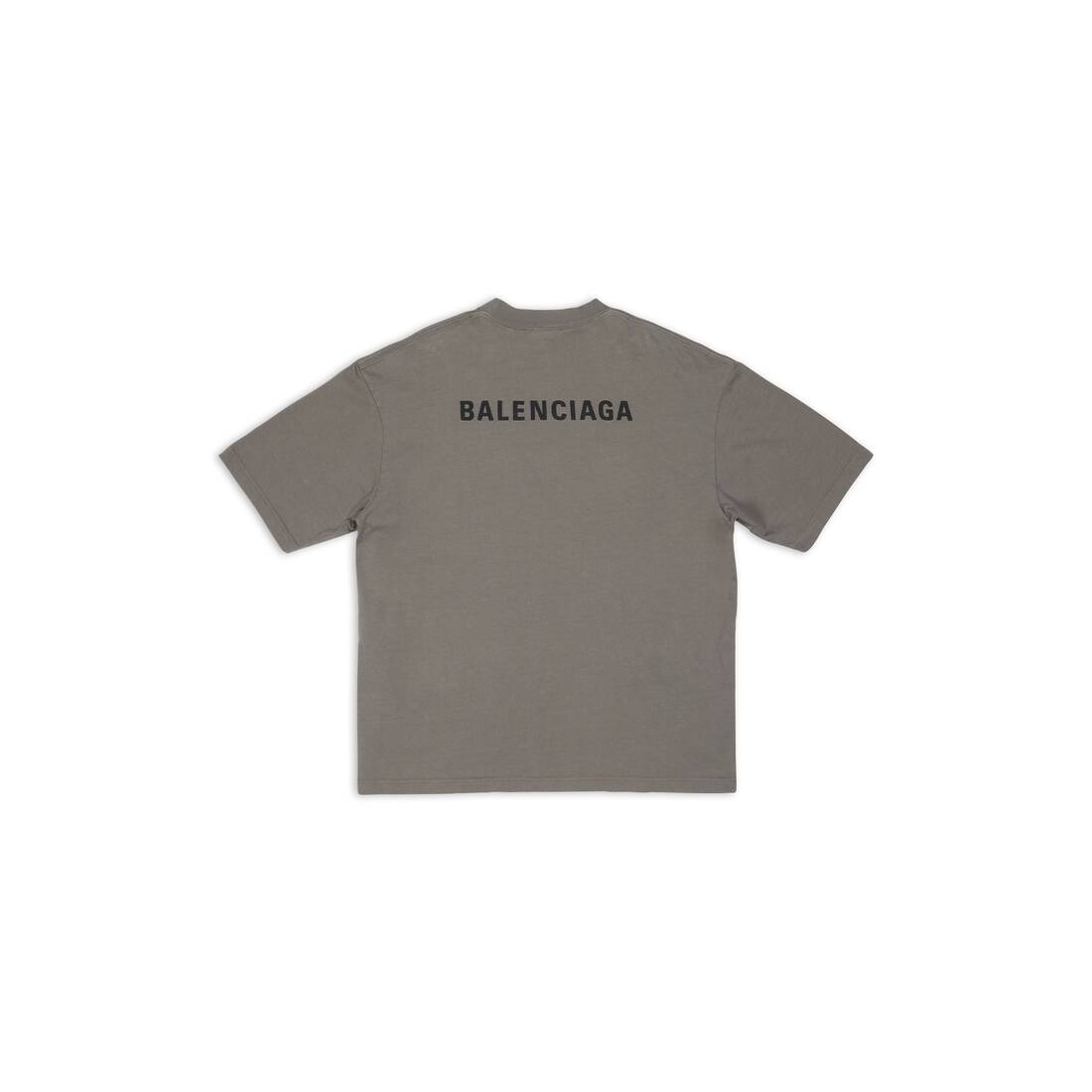 Balenciaga 2021 Authentic Jersey Apparel T-Shirt - Grey T-Shirts