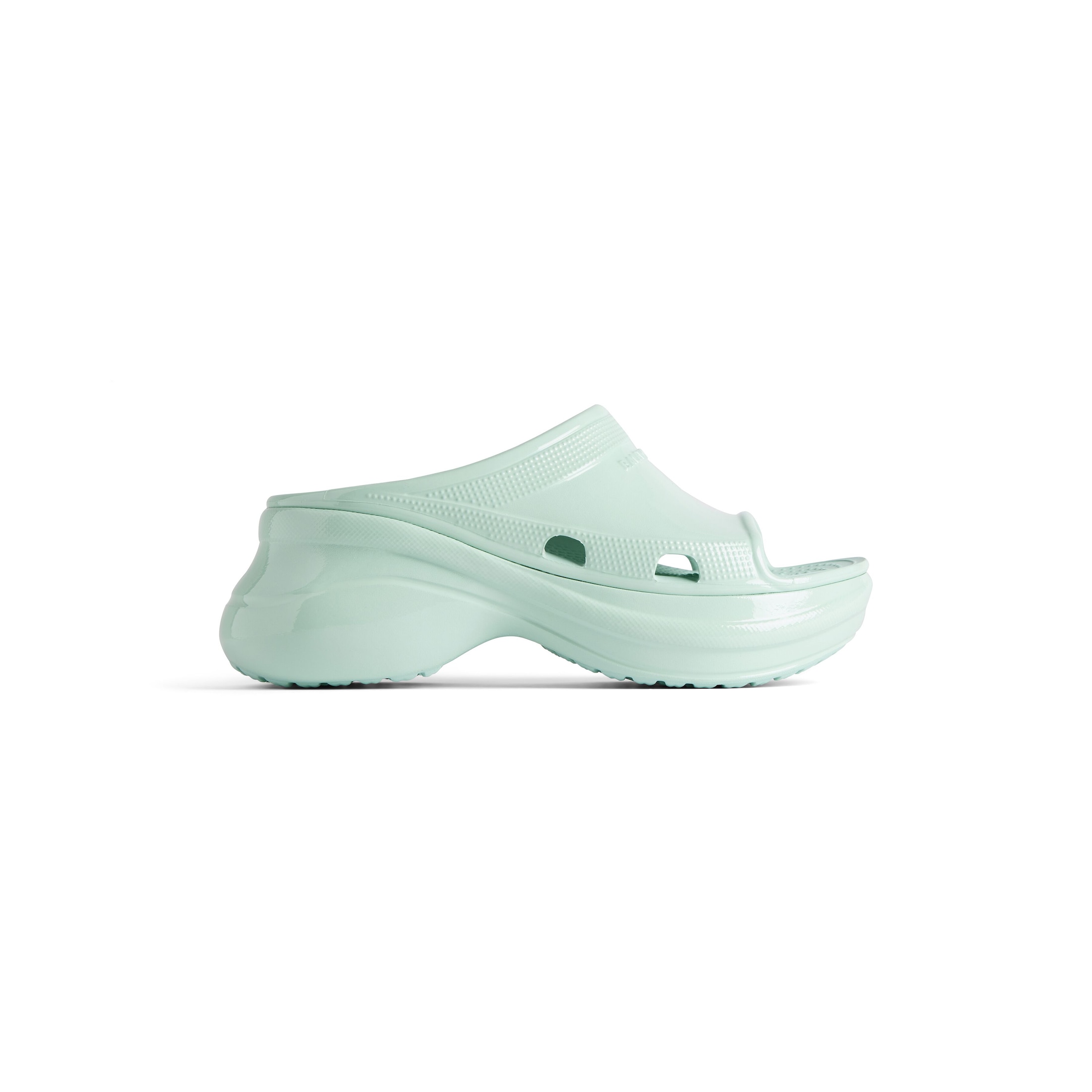 Balenciaga Pool Crocs Slide Sandal - Blue - Woman - 41 - Eva