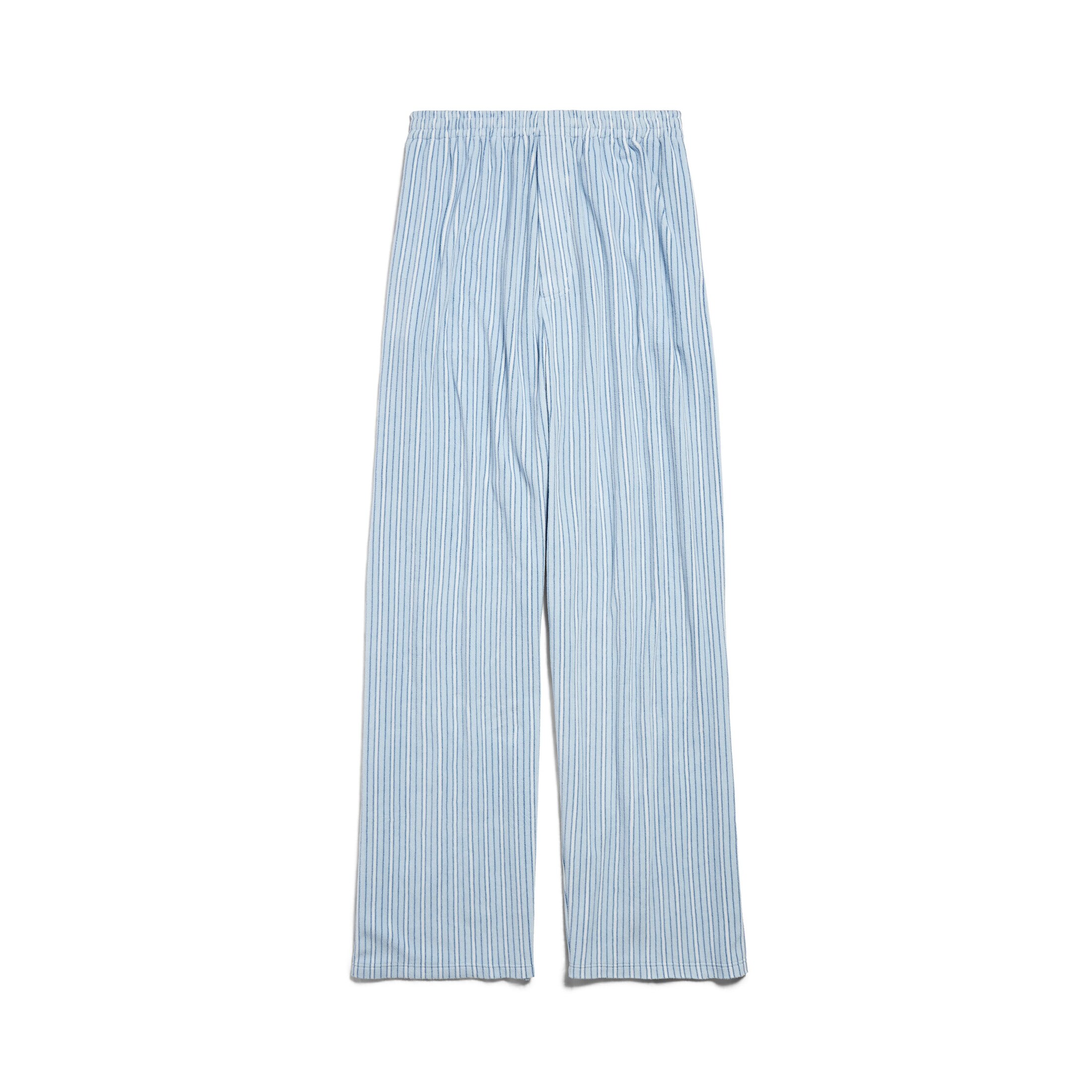 Balenciaga Weite Pyjama Hose - Blau - Unisex - L - Polyester
