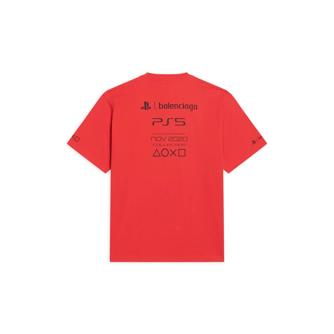 Playstation&trade; Boxy T-shirt in Red | Balenciaga Taiwan Region EN - Image 2