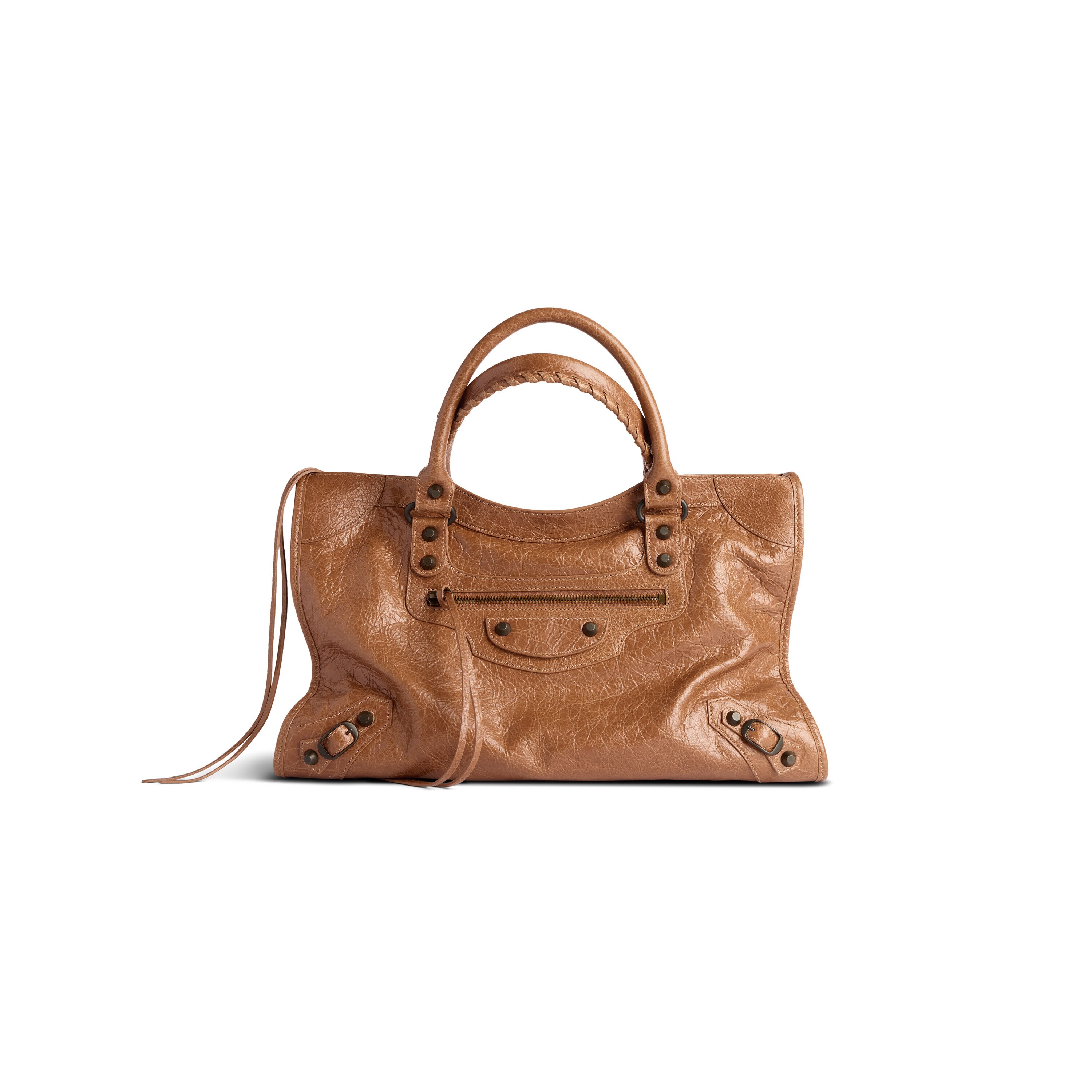 Balenciaga classic city brown on sale