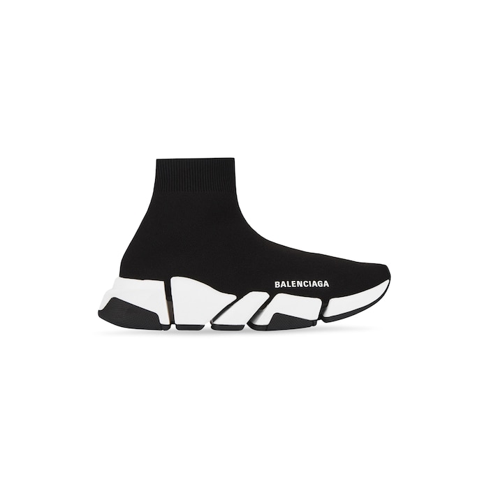 speed 2.0 recycled knit sneaker with bicolor sole