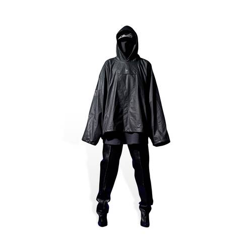 yeezy gap engineered by balenciaga coated cotton pullover anorak