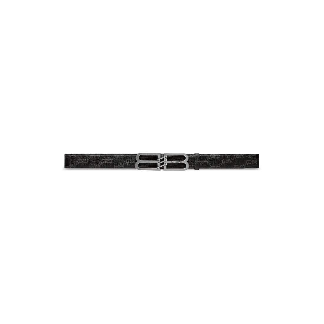 Saint Laurent Men's Monogram Leather Belt