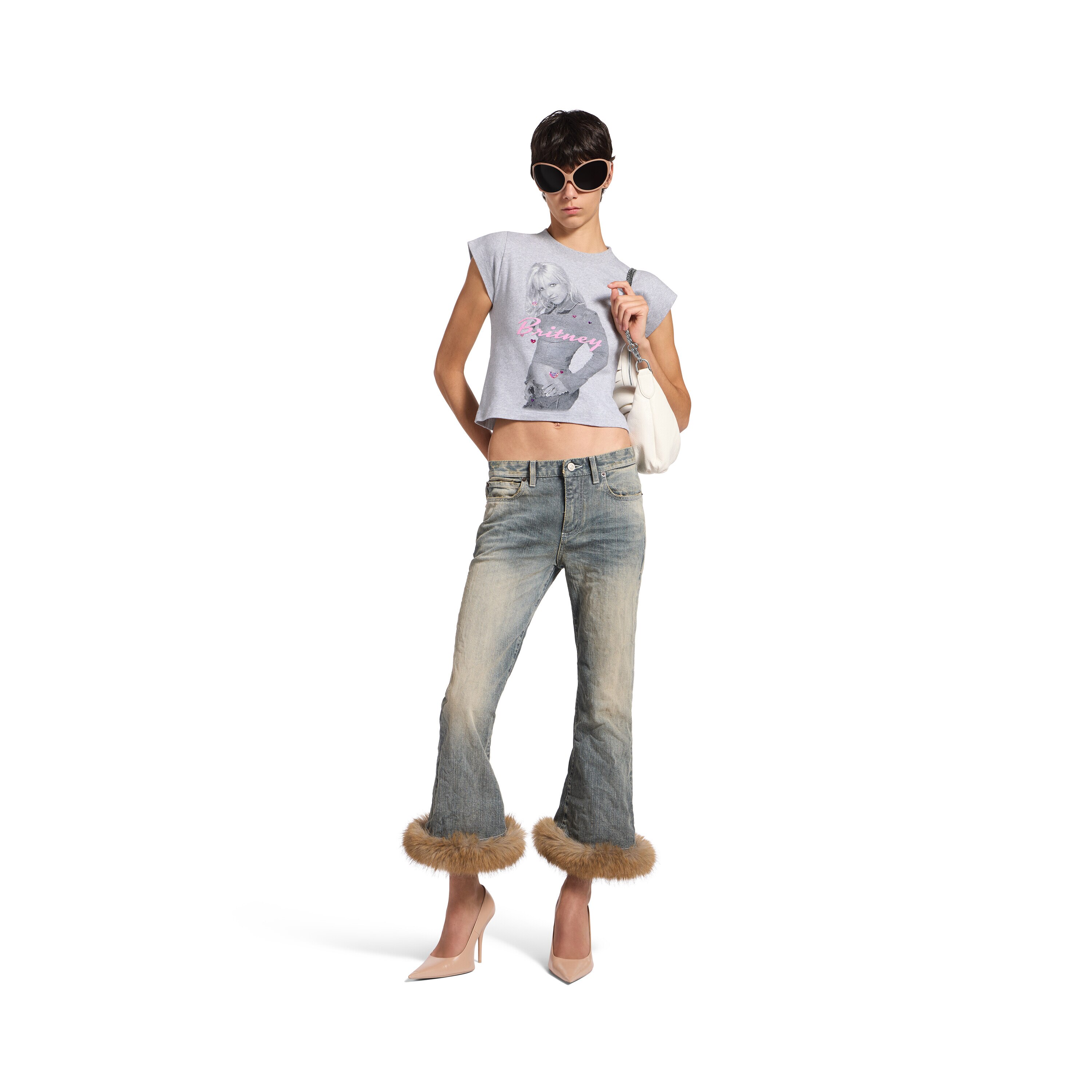 Balenciaga Music | Britney Spears Series Shrunk T-shirt in