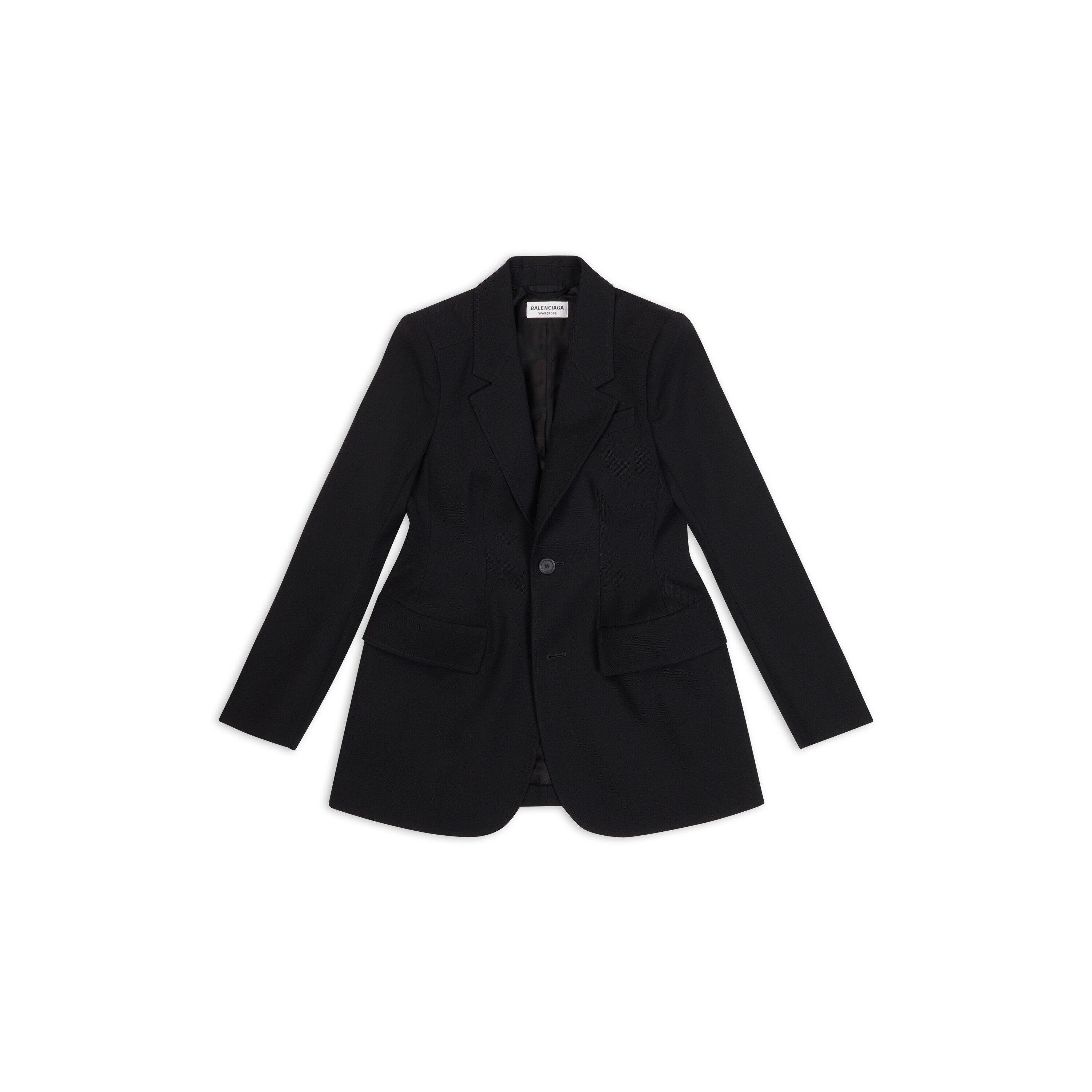 Women's Hourglass Jacket in Black | Balenciaga US