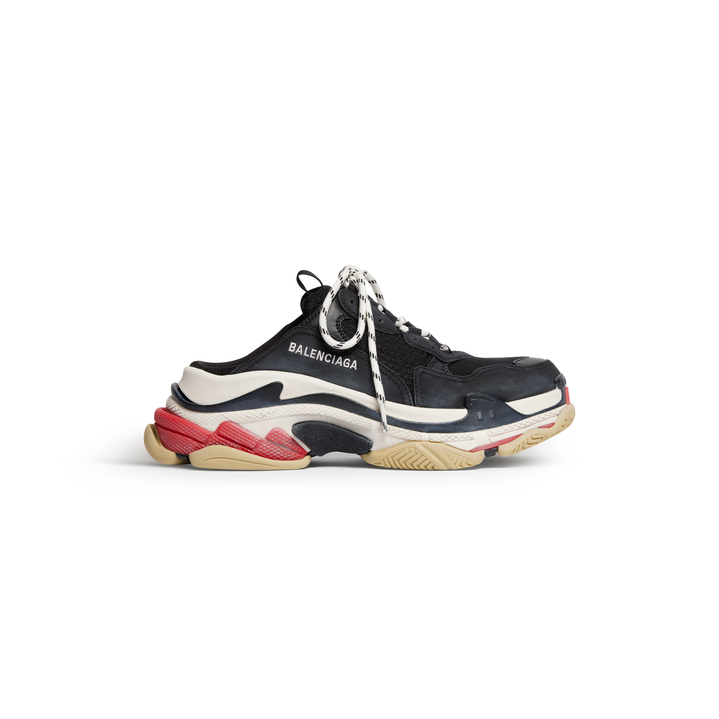 Women's balenciaga triple s black Clearance