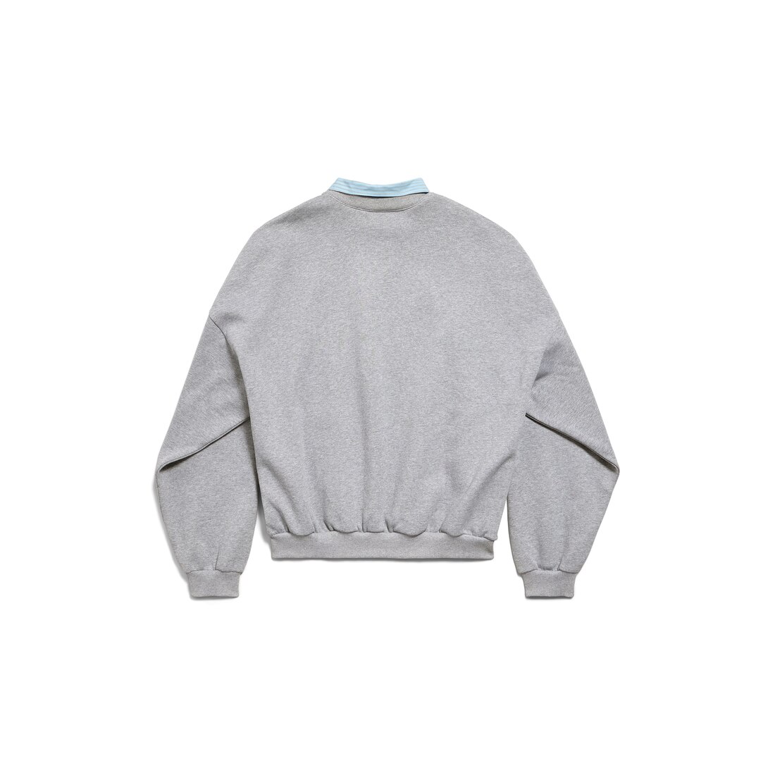 Women's Ceo Team Logo Shirt Collar Crewneck in Heather Grey