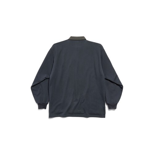 unity sport polo领长袖衬衫