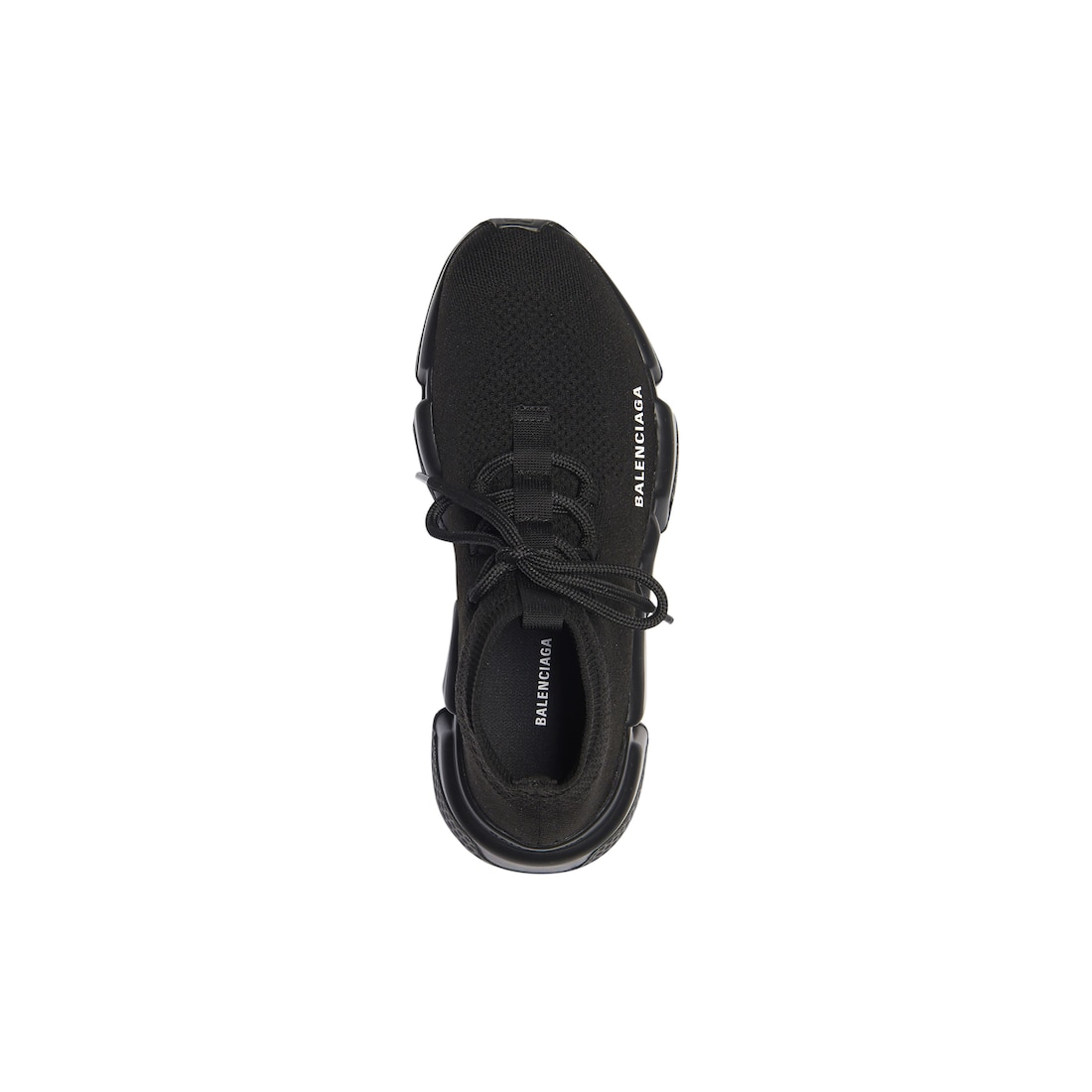 balenciaga speed laces black