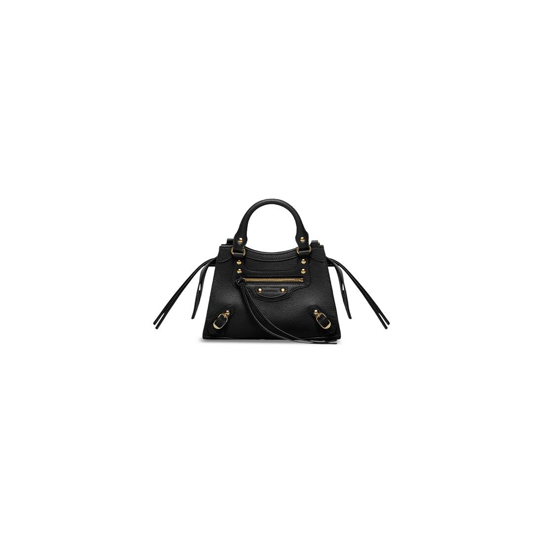 Womens Ville Small Handbag in Blackwhite  Balenciaga US