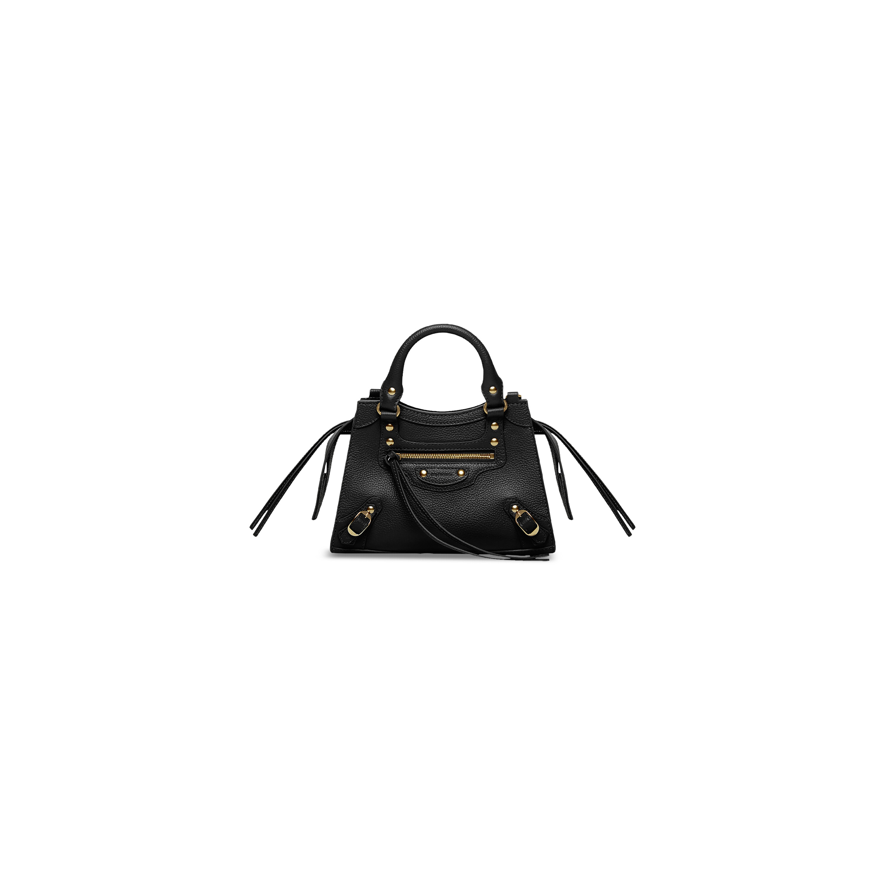 Womens Neo Classic Mini Handbag in Blackwhite  Balenciaga NL