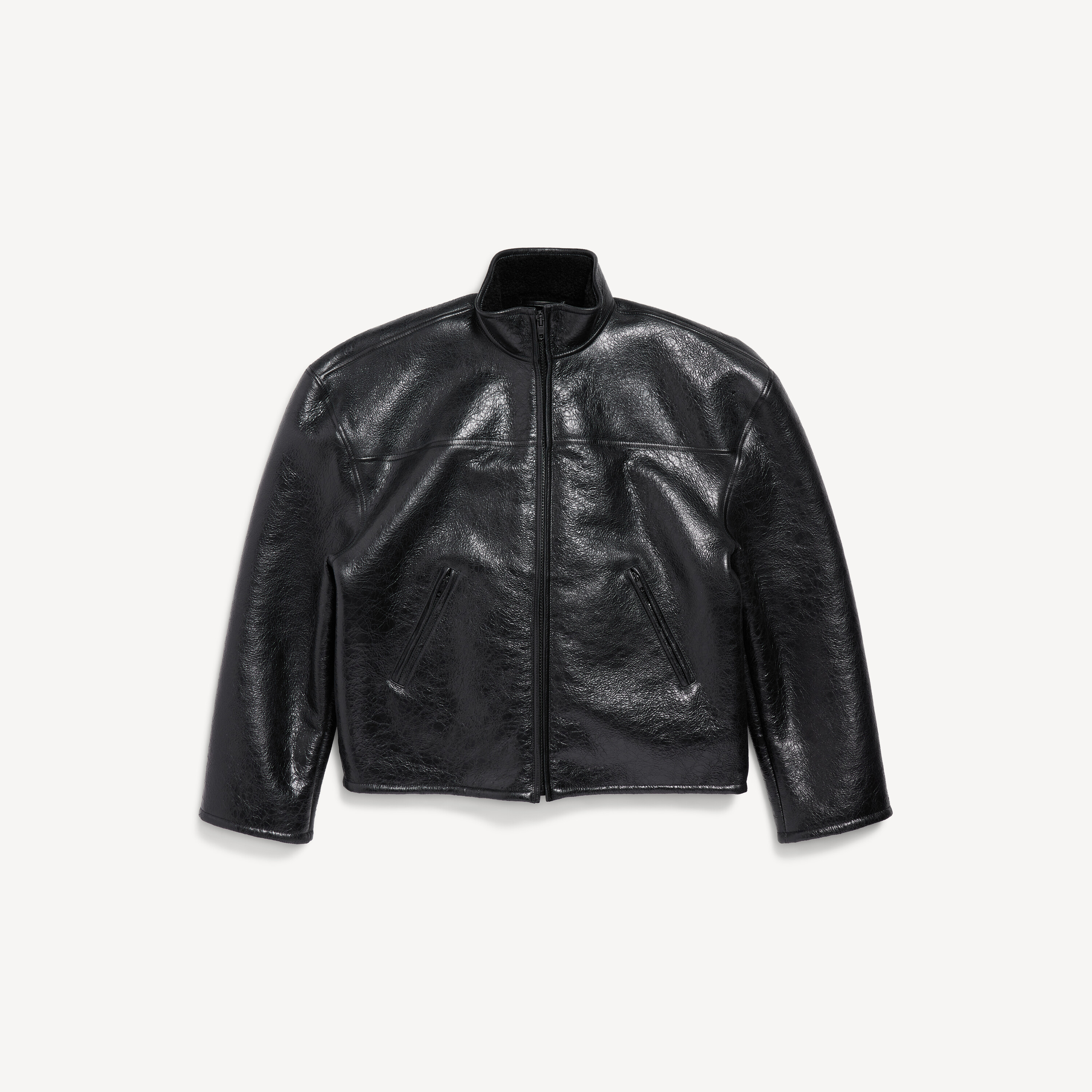 Shearling ジップアップ ジャケット
