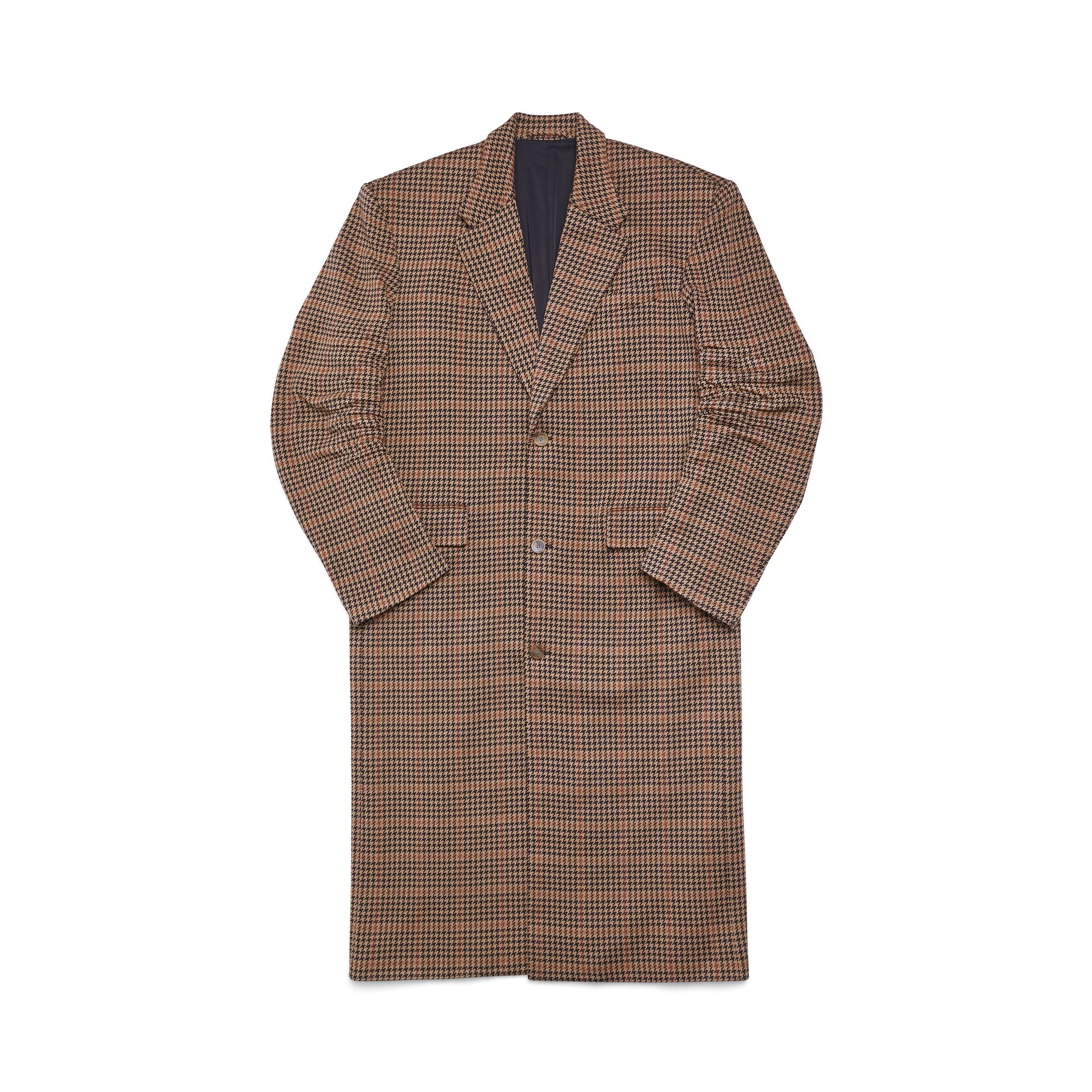 Balenciaga Tailored Knitted Coat - Beige - Man - 1 - Cotton, Polyester & Polyamide