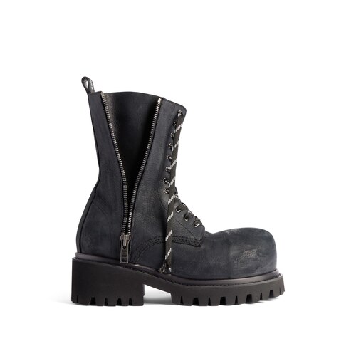 stivaletti con zip stomper