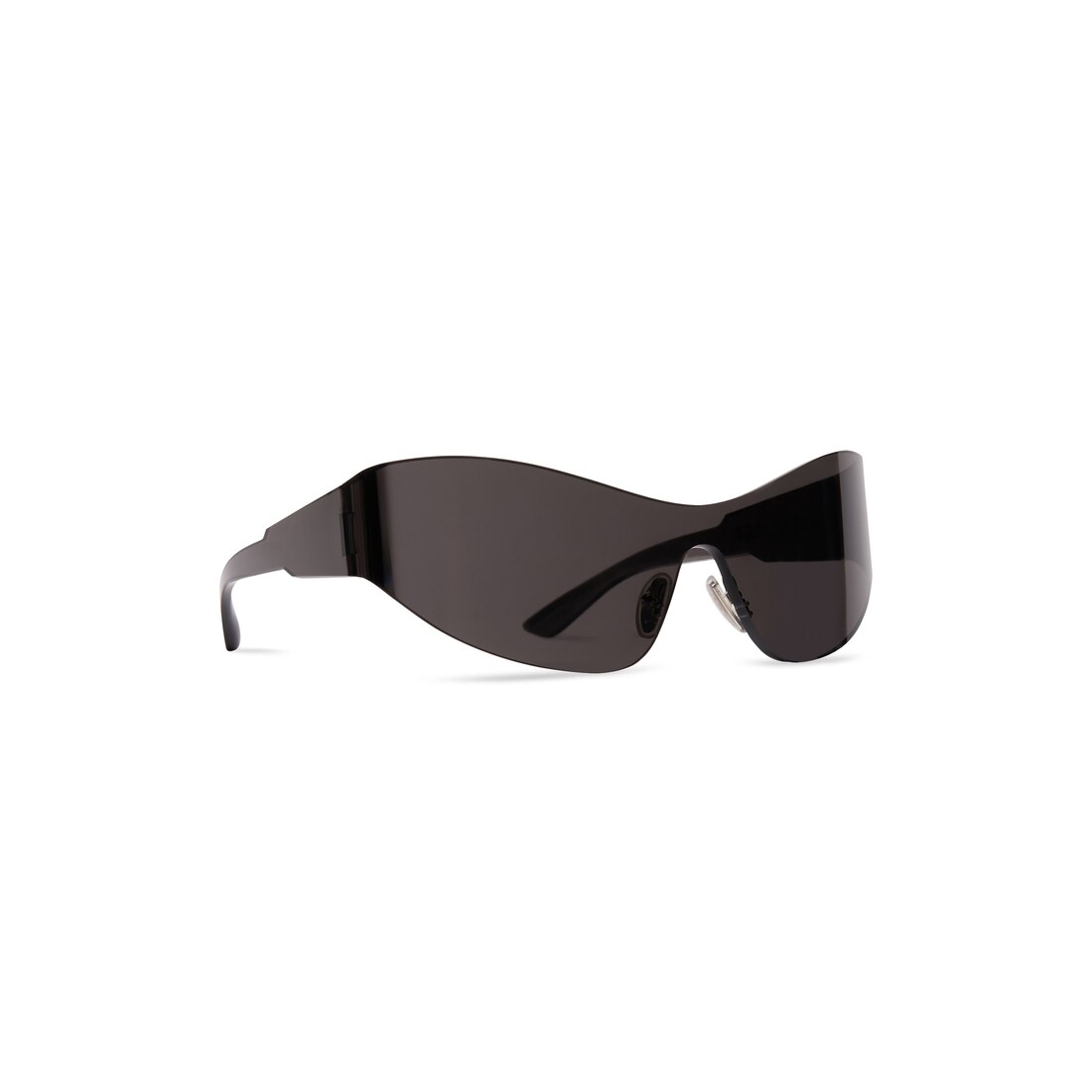 Lunettes De Soleil Mono Cat 2.0 en Noir Balenciaga FR