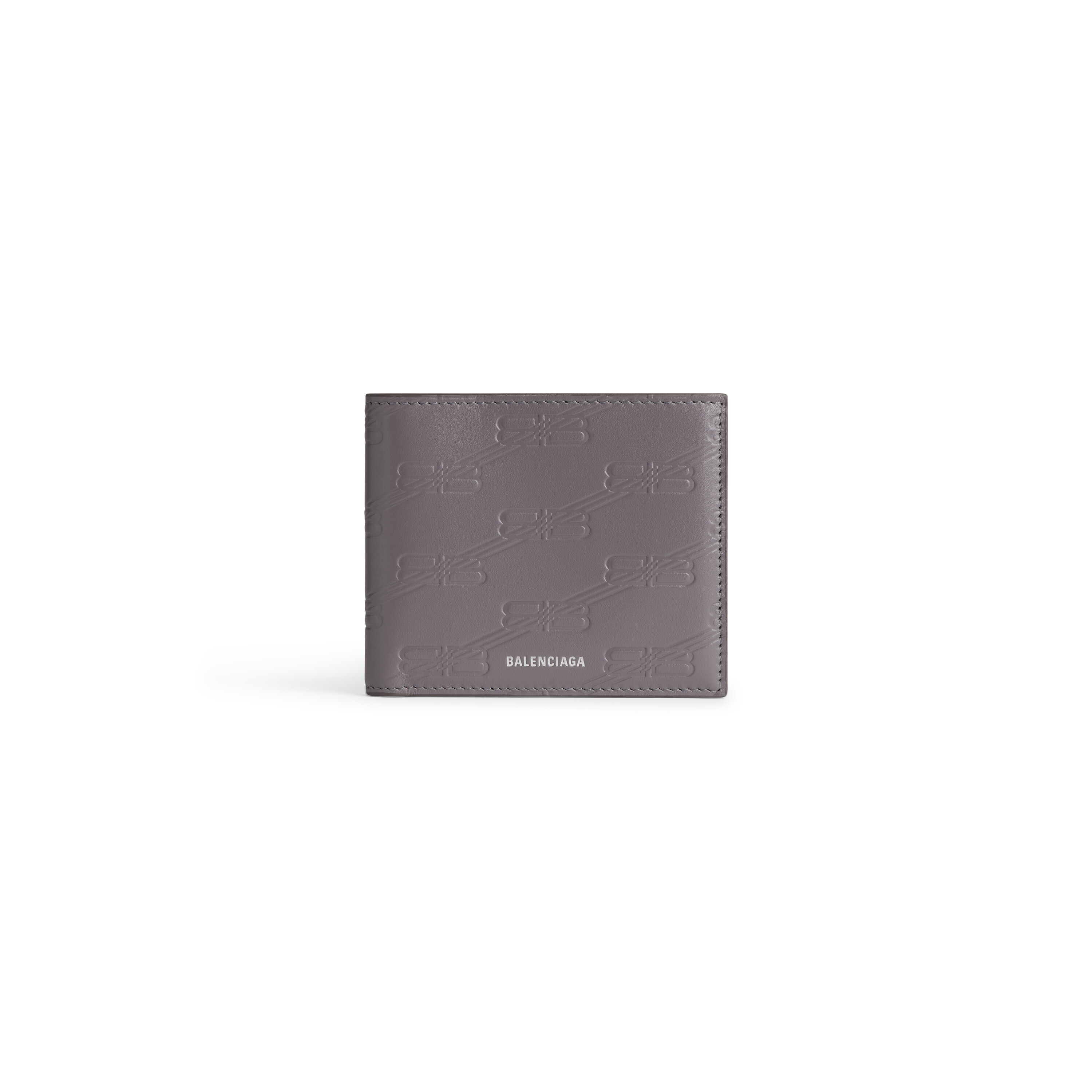 afstemning Grusom Hates Men's Embossed Monogram Square Folded Wallet Box in Dark Grey | Balenciaga  US
