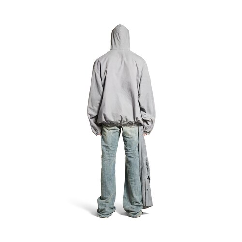 oversized zip-up hoodie