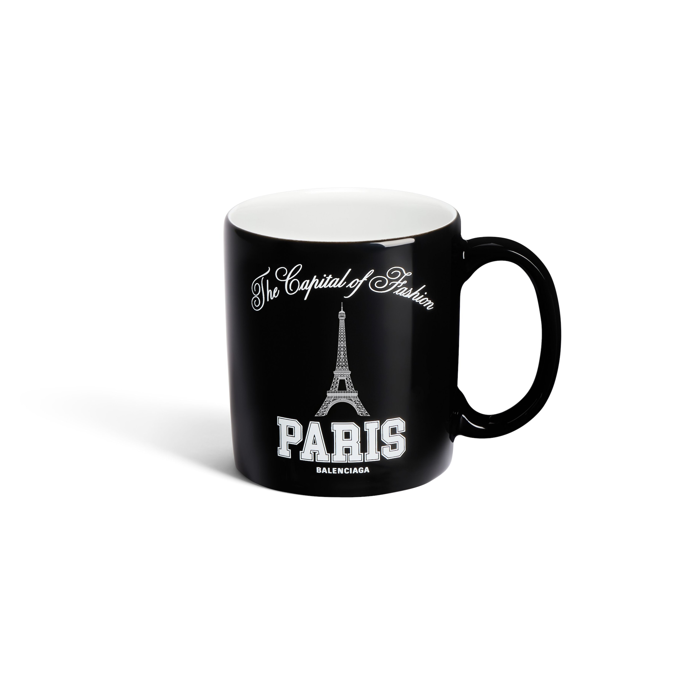 Balenciaga Mug - Black - Unisex - Porcelain