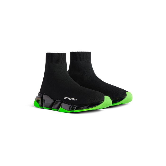 speed 2.0 full clear sole recycled knit sneaker