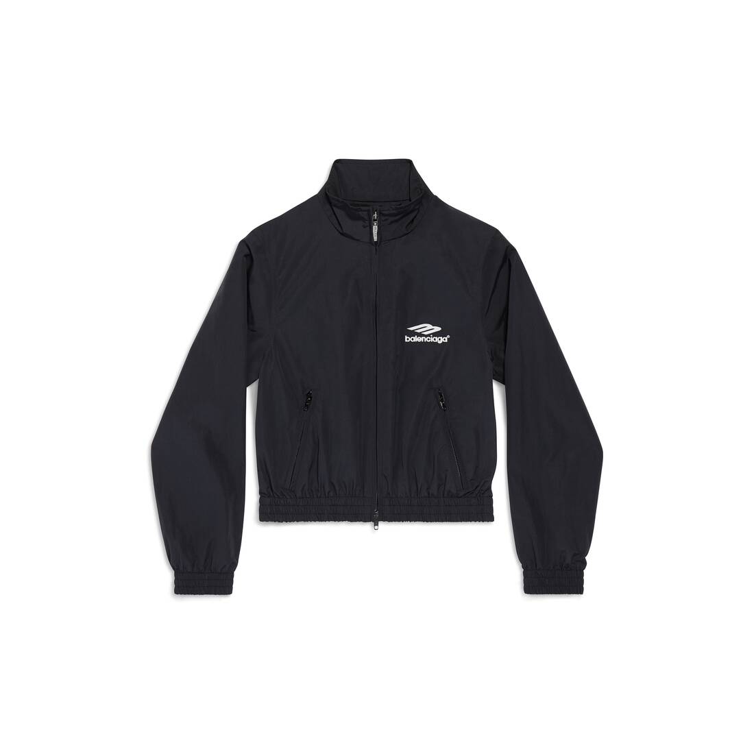 3b Sports Icon Fitted Tracksuit Jacket in Black