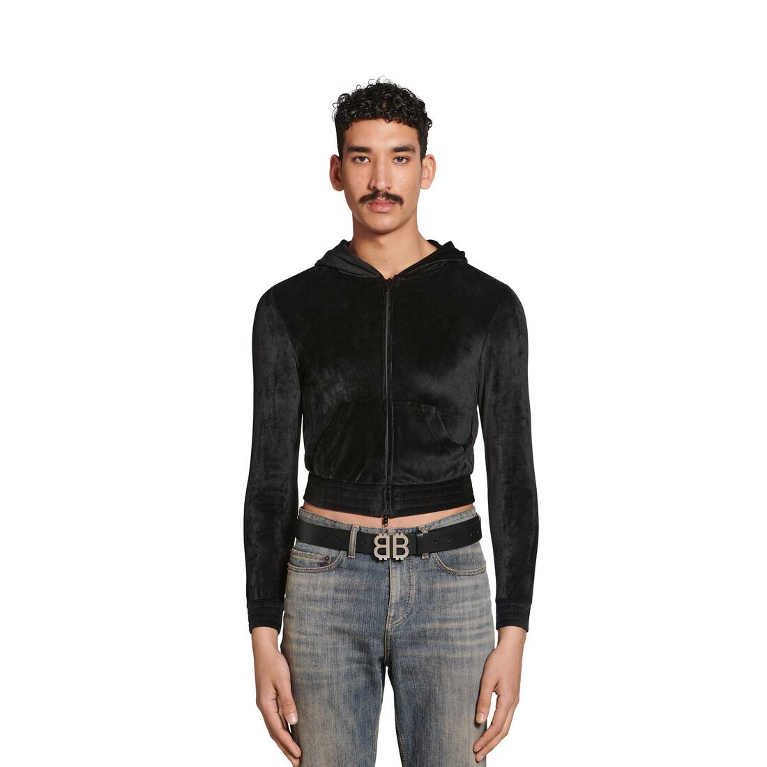 Men's Crypto Bb Belt in Black | Balenciaga United States EN - Image 3