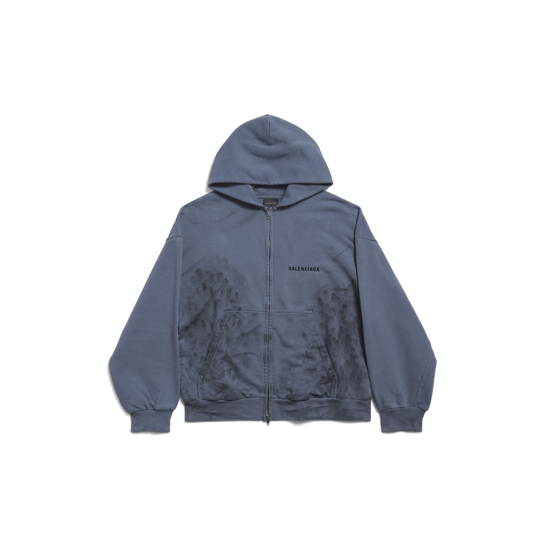ホワイト の ウィメンズ Balenciaga Back ジップアップ Hoodie