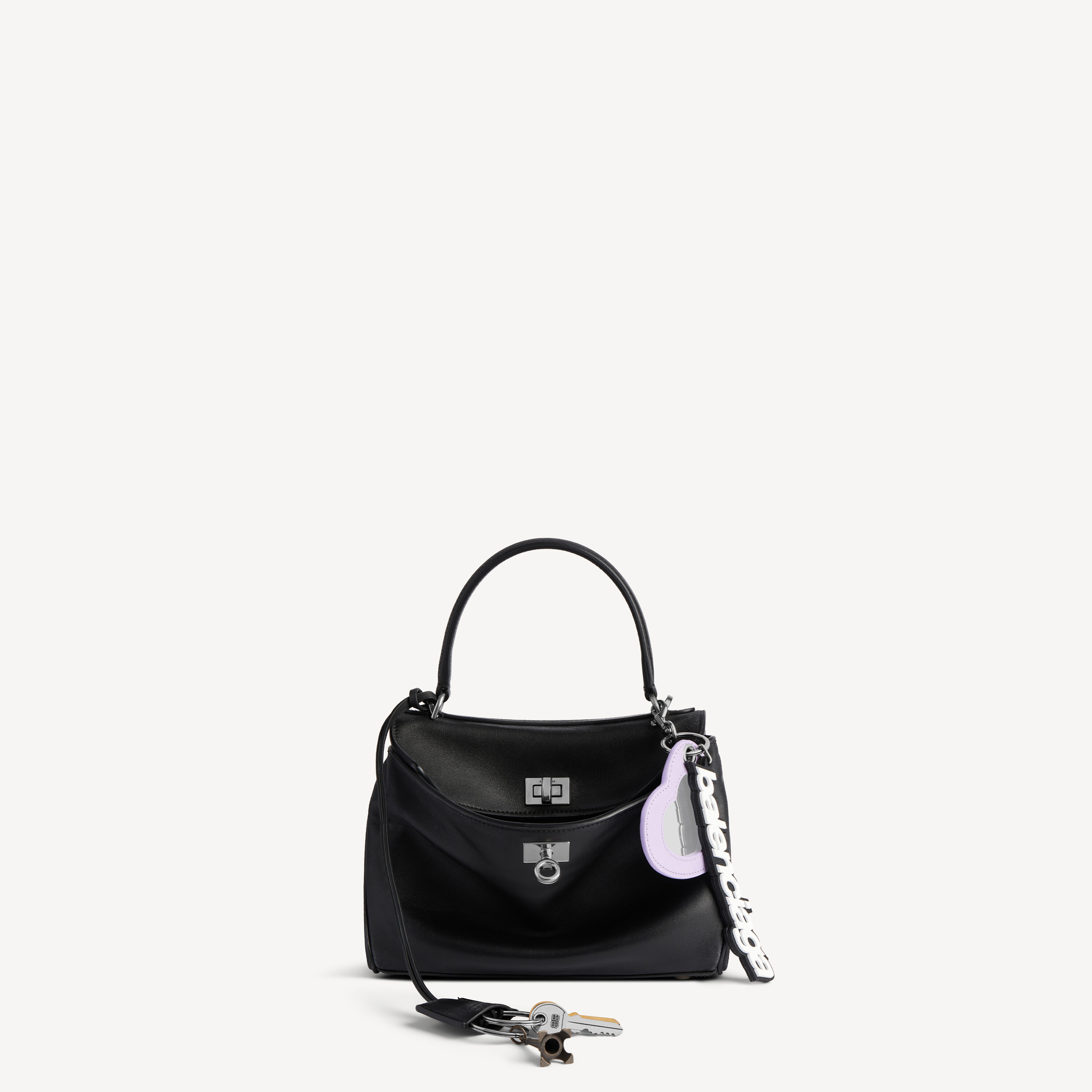 Women's Rodeo Handbag Mini With Charms in Black