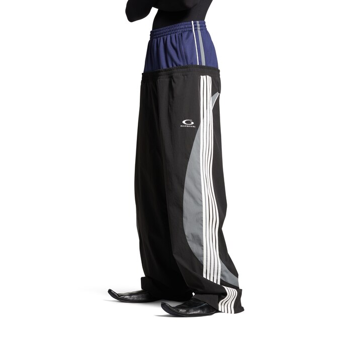 Men's Cut-up Tracksuit Pants in Black | Balenciaga US