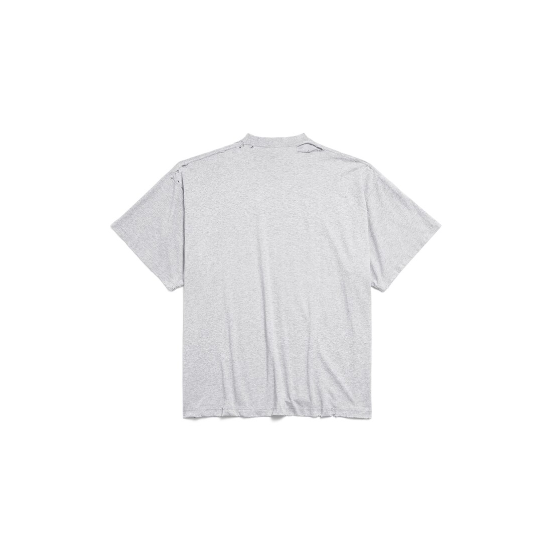 International T-shirt Oversized in Heather Grey | Balenciaga US
