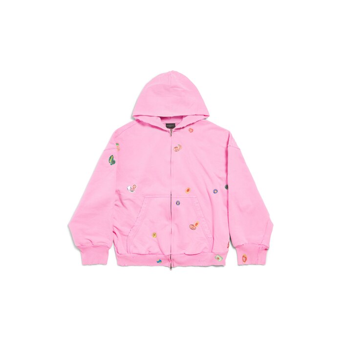 hoodie zippé fruity fit regular