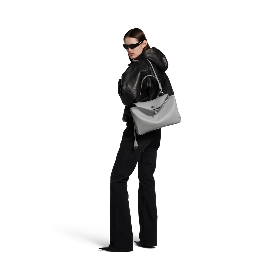 ＊BALENCIAGA＊Carry All Hampton ミディアムバッグ Balenciaga Hampton Mini Carry All Bag in Smooth Calfskin