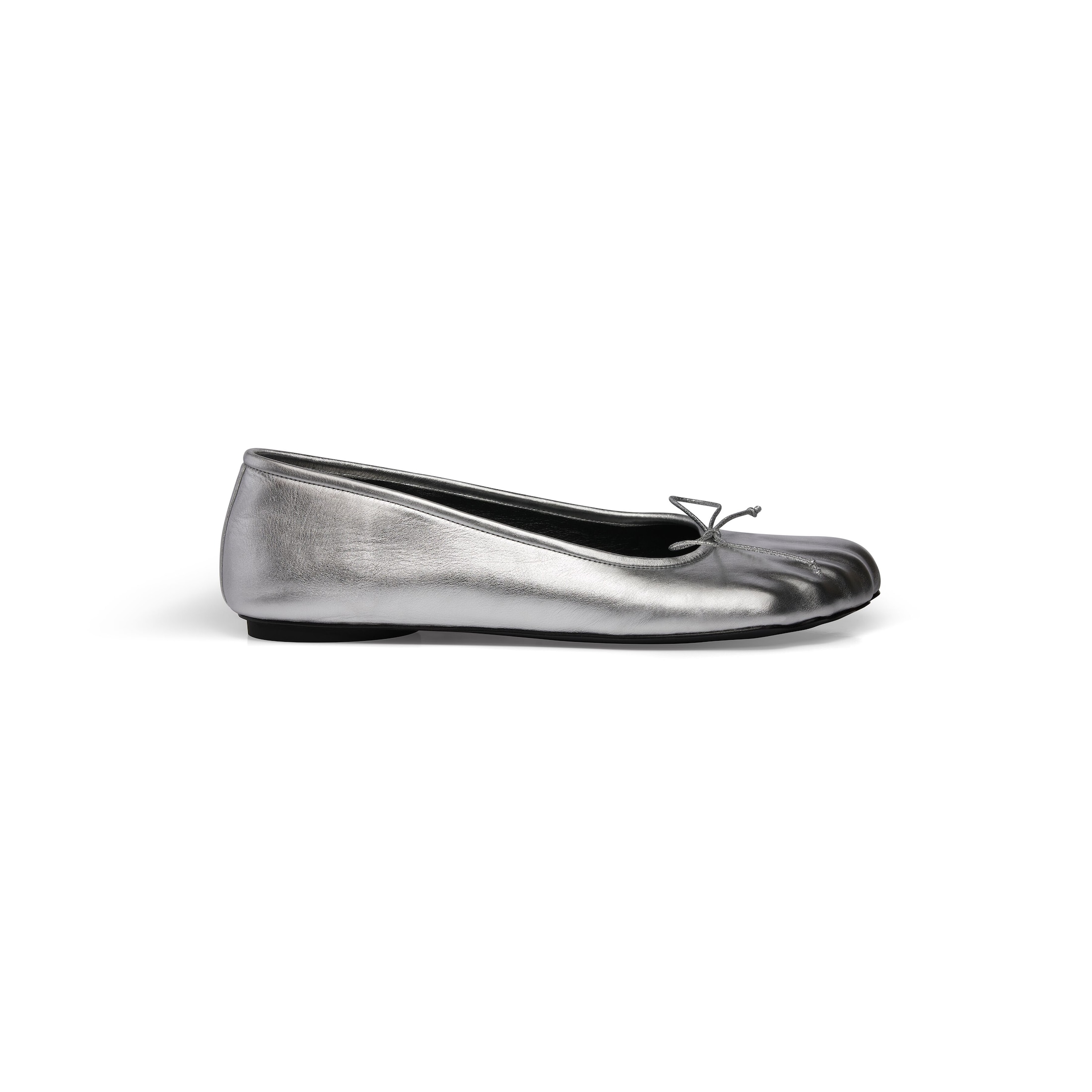 Balenciaga Anatomic Ballerina Metallized - Silver - Women's - 8 - Calfskin