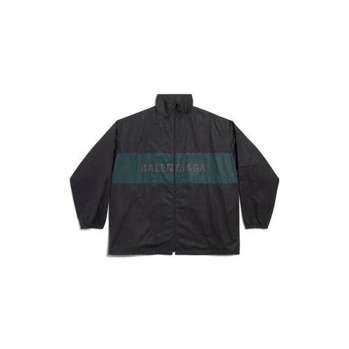 logo zip-up jacket