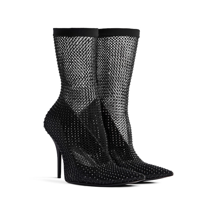 Balenciaga sparkly thigh high boots on sale