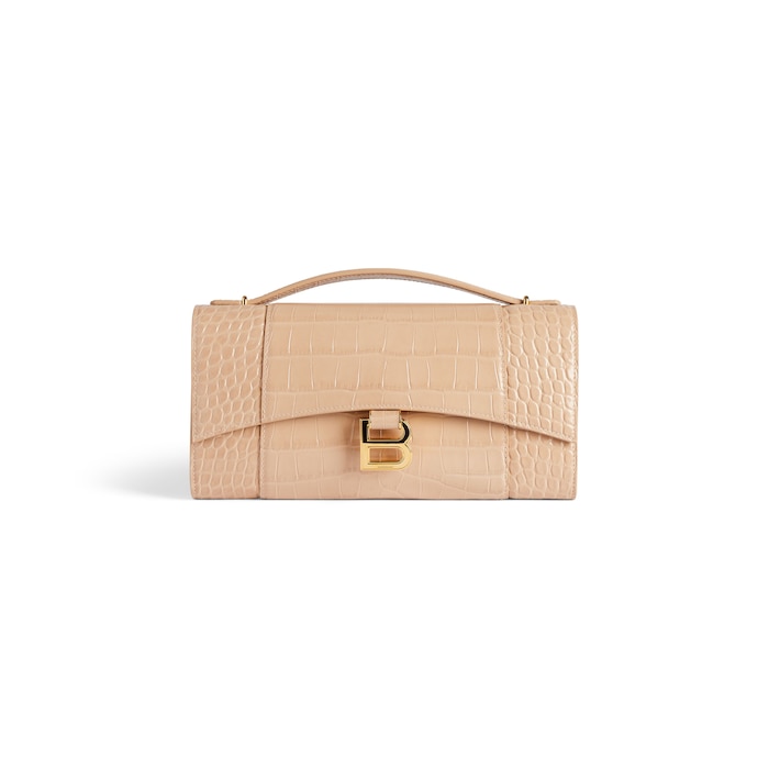 hourglass pochette with chain