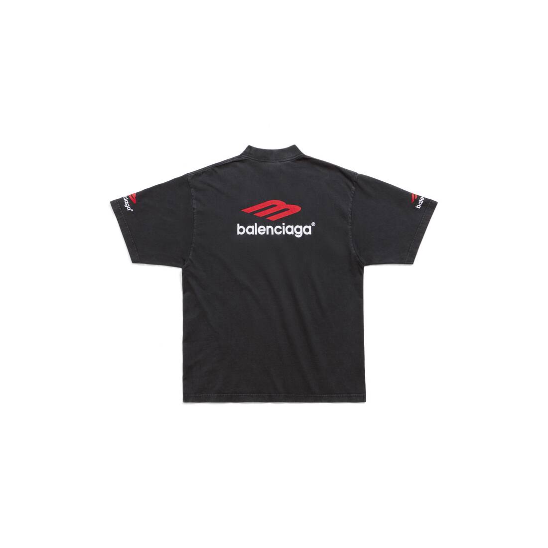 3b Sports Icon T-shirt Medium Fit in Black/red/white