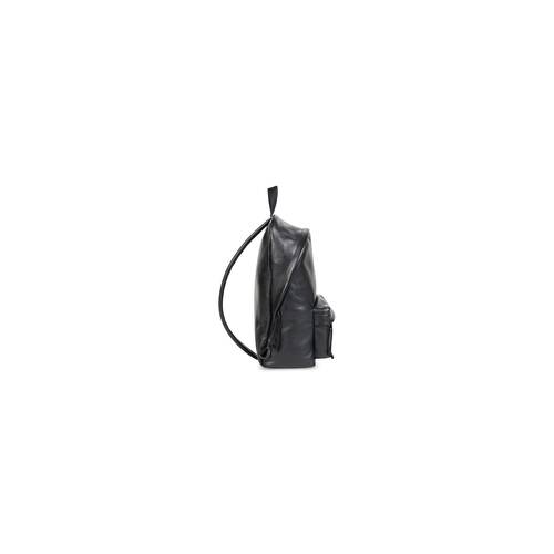 Men's Explorer Small One Strap Backpack in Black | Balenciaga US