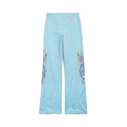 tacky tattoo flared sweatpants