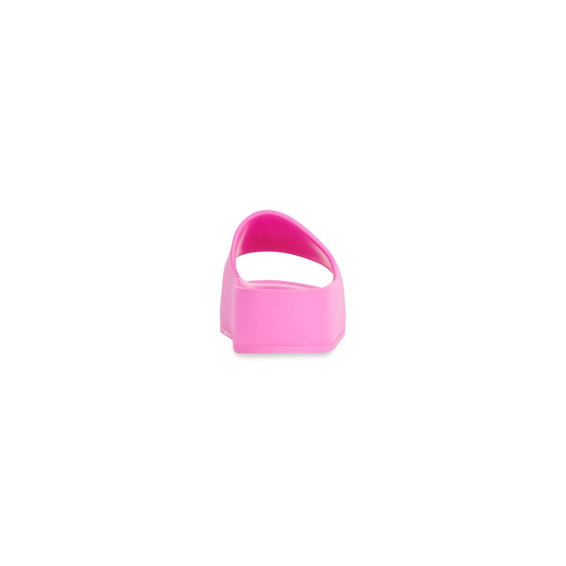 Women's Chunky Slide Sandal in Fluo Pink