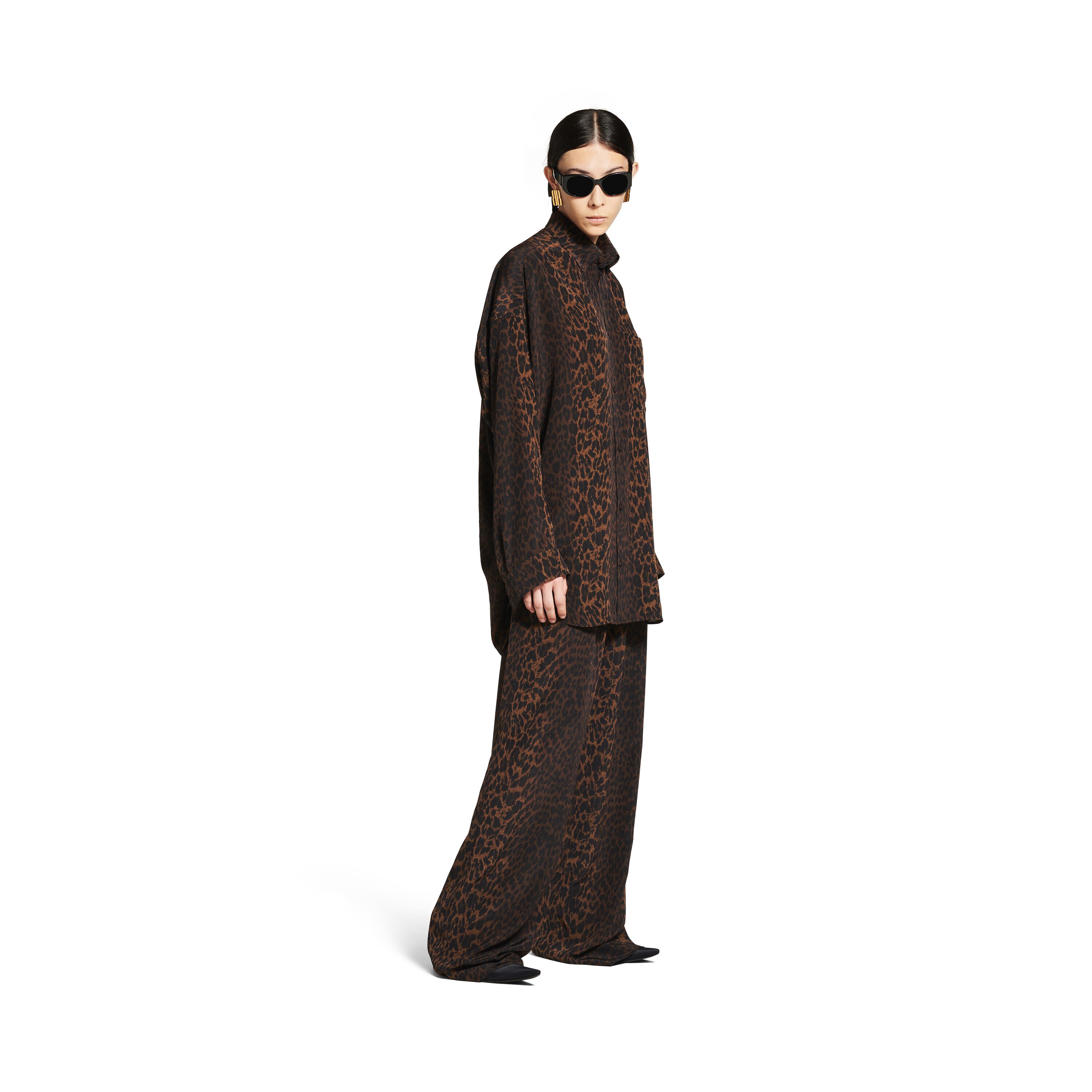 Women's Pyjama Pants in Brown | Balenciaga NL