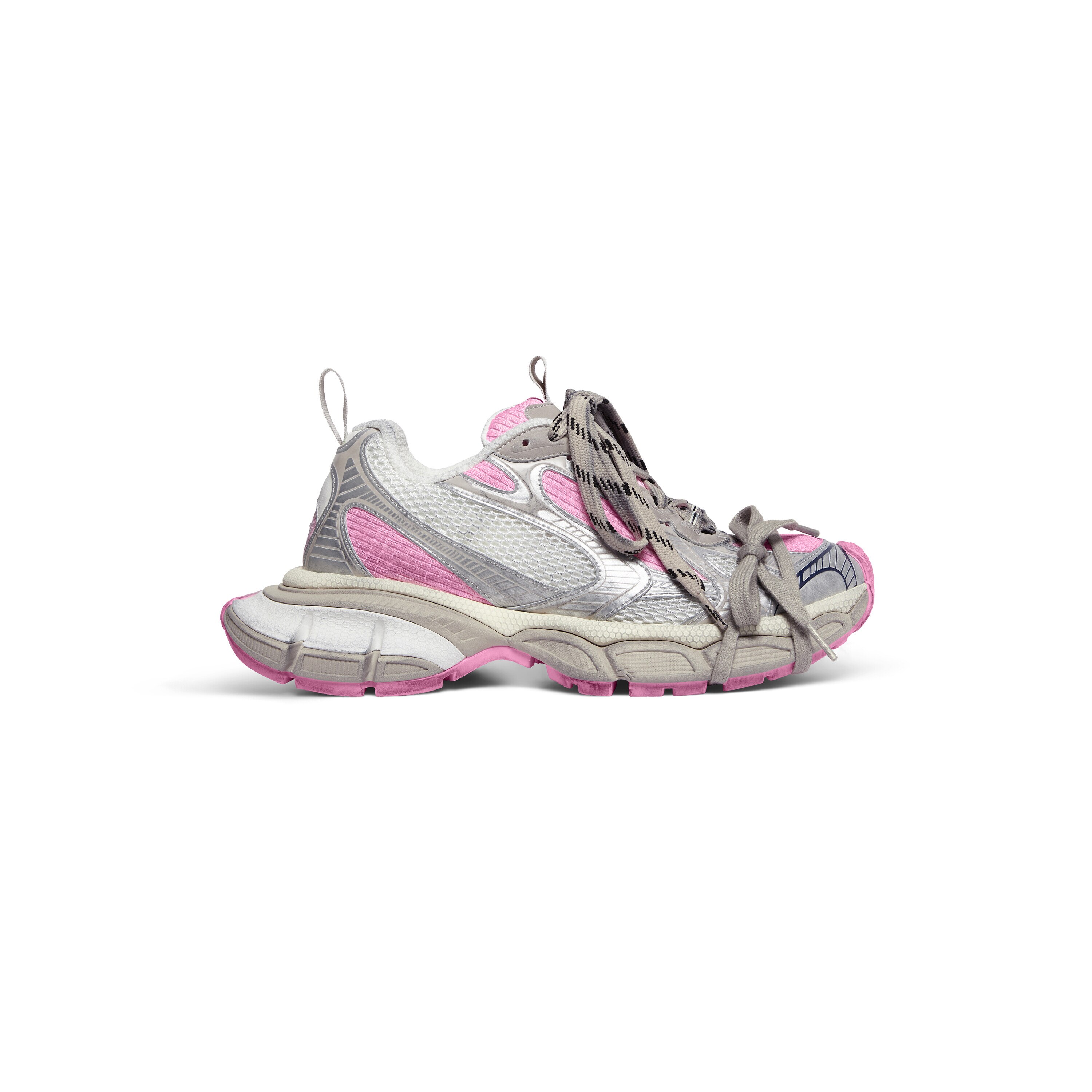 Women's 3xl Sneaker  in White/grey/pink